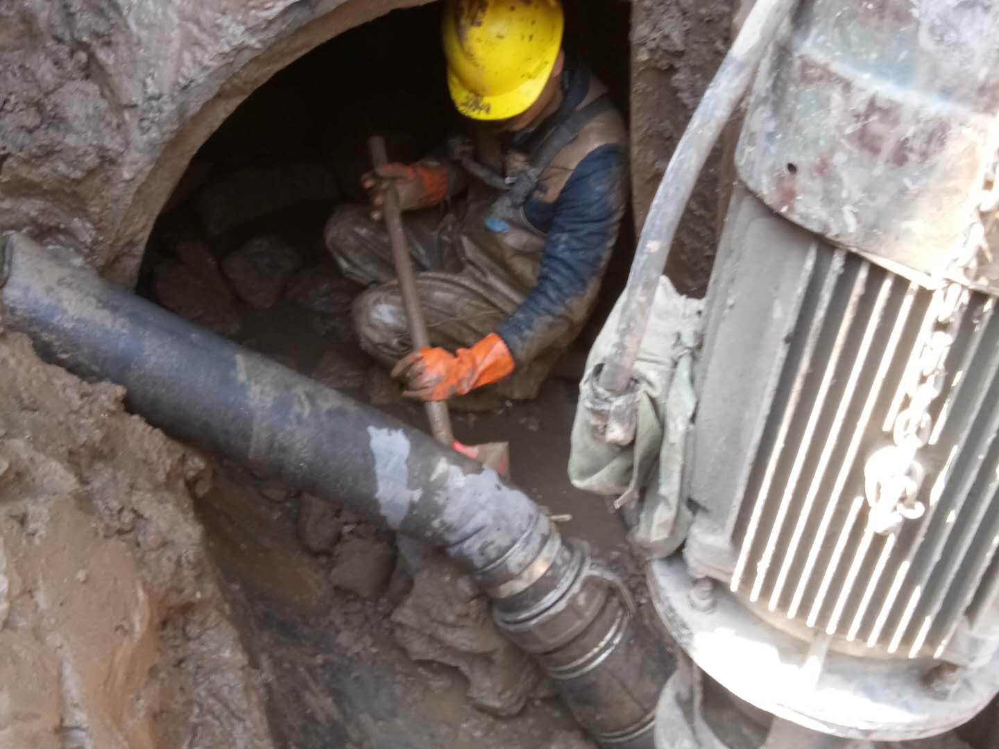 邦溪镇管道清淤