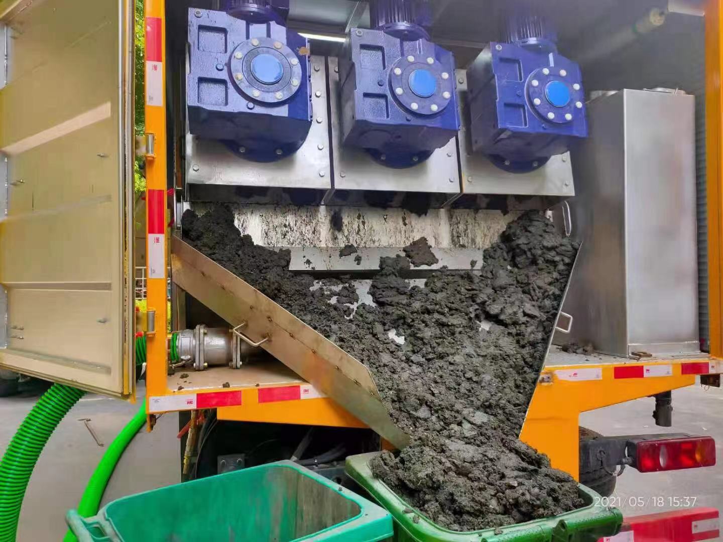 邦溪镇化粪池清掏城市维护站-泥浆净化干湿分离处理