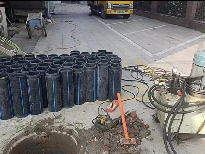 邦溪镇PE置换管厂家 DN315置换管 非开挖管短管置换